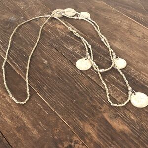 Noonday Collection Silver Coin Necklace